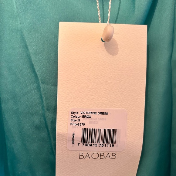 Baobab Collection Teal Victorine Dress - Picture 7 of 10